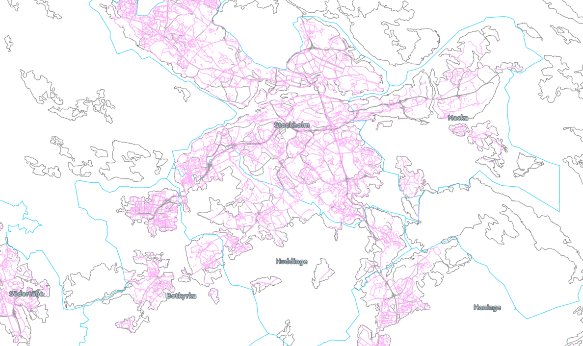 En bild över Stockholm
