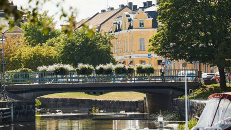 En vacker dag i Åmål hamn